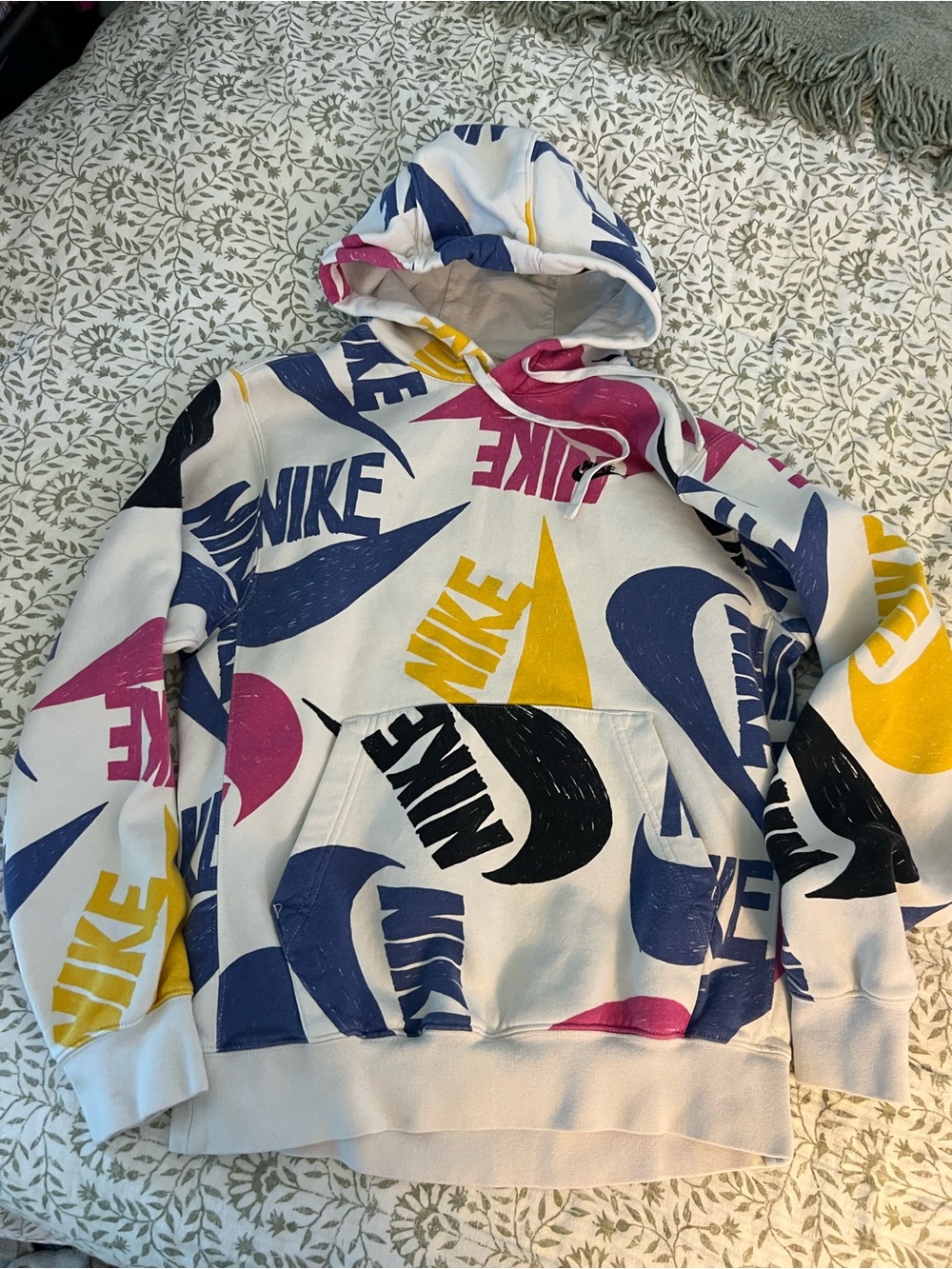 Nike NSW Club Fleece Pullover Hoodie (All-Over Print)